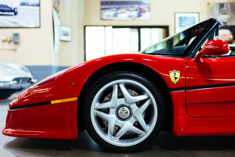 Illustration for article titled Buy the Ferrari F50 That Was the Literal Model for the Bedroom Posters